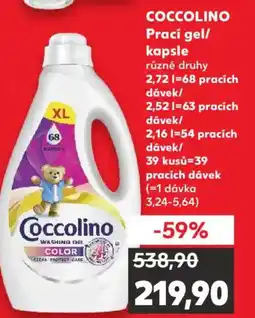 Kaufland COCCOLINO Prací gel/ kapsle nabídka