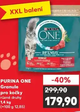 Kaufland PURINA ONE Granule pro kočky nabídka
