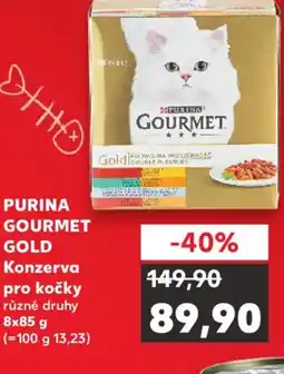 Kaufland PURINA GOURMET GOLD Konzerva pro kočky nabídka