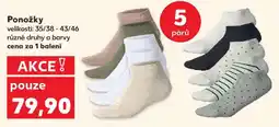 Kaufland Ponožky nabídka