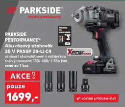 Kaufland PARKSIDE PERFORMANCE Aku rázový utahovák 20 V PASSP 20-Li C4 nabídka