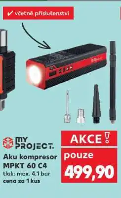 Kaufland Aku kompresor MPKT 60 C4 nabídka