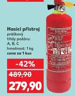 Kaufland Hasicí přístroj nabídka