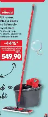 Kaufland Vileda Ultramax Mop a kbelík se ždímacím systémem nabídka