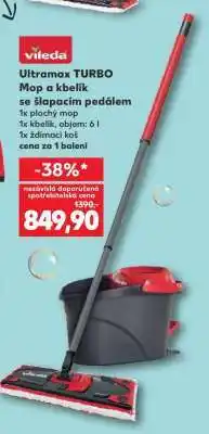 Kaufland Vileda Ultramax TURBO Mop a kbelík nabídka
