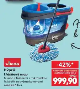 Kaufland Vileda H2prO třásňový mop nabídka