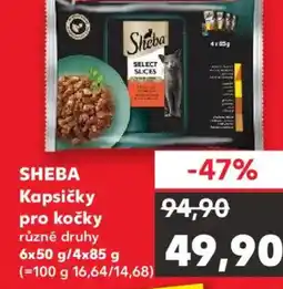 Kaufland SHEBA Kapsičky pro kočky nabídka