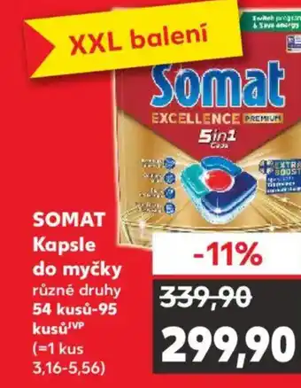 Kaufland SOMAT Kapsle do myčky nabídka