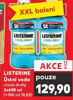 Kaufland LISTERINE Ústní voda nabídka