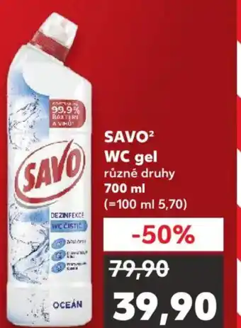 Kaufland SAVO WC gel nabídka