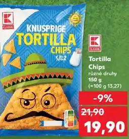 Kaufland Tortilla Chips nabídka