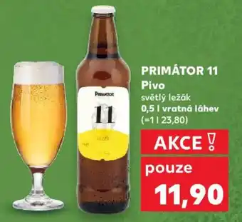 Kaufland PRIMÁTOR 11 Pivo nabídka