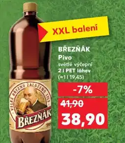 Kaufland BŘEZŇÁK Pivo nabídka