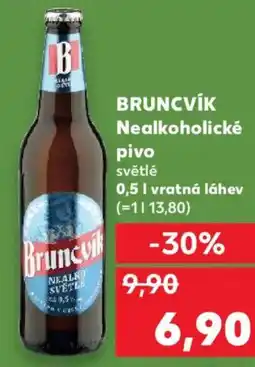 Kaufland BRUNCVÍK Nealkoholické pivo světlé nabídka