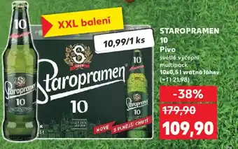 Kaufland STAROPRAMEN 10 Pivo nabídka