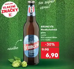 Kaufland BRUNCVÍK Nealkoholické pivo nabídka