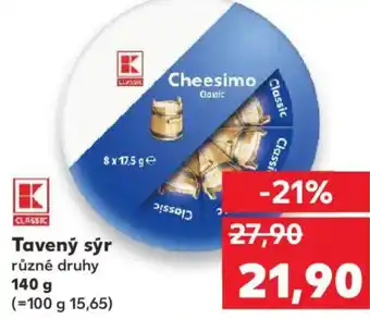 Kaufland Tavený sýr nabídka