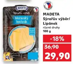 Kaufland MADETA Sýrařův výběr/ Lipánek nabídka