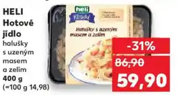 Kaufland HELI Hotové jídlo nabídka