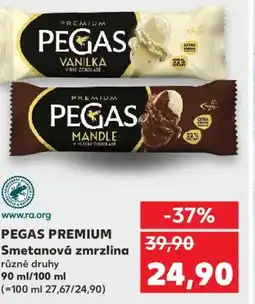 Kaufland PEGAS PREMIUM Smetanová zmrzlina nabídka