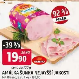 Trefa AMÁLKA ŠUNKA NEJVYŠŠÍ JAKOSTI nabídka