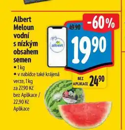 Albert Albert Meloun vodní s nízkým obsahem semen nabídka