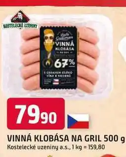 Trefa VINNÁ KLOBÁSA NA GRIL nabídka