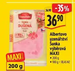 Albert Albertovo uzenářství Šunka výběrová MAXI nabídka