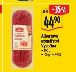 Albert Albertovo uzenářství Vysočinag300 g nabídka
