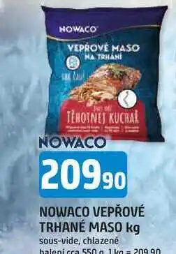 Trefa NOWACO VEPŘOVÉ TRHANÉ MASO kg sous-vide, chlazené, balení cca nabídka