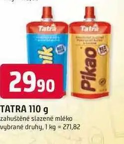 Trefa TATRA 110 g zahuštěné slazené mléko vybrané druhy nabídka