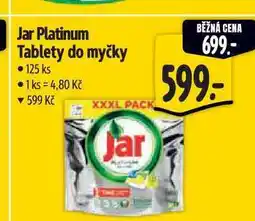 Albert Jar Platinum Tablety do myčky 125 ks nabídka