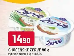 Trefa CHOCEŇSKÉ ŽERVÉ nabídka