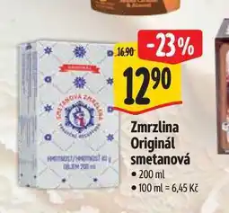 Albert Zmrzlina Originál smetanová nabídka