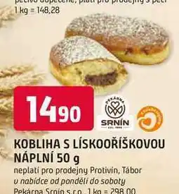 Trefa KOBLIHA S LÍSKOOŘÍŠKOVOU NÁPLNÍ nabídka