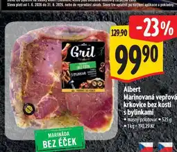 Albert Albert Marinovaná vepřová krkovice bez kosti s bylinkami nabídka