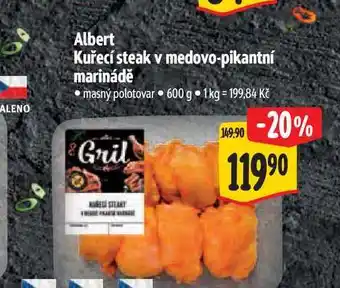 Albert Albert Kuřecí steak v medovo-pikantní marinádě nabídka