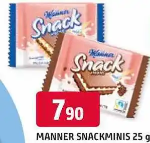 Trefa MANNER SNACKMINIS nabídka