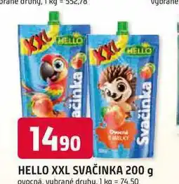 Trefa HELLO XXL SVAČINKA nabídka