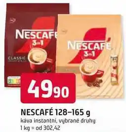 Trefa NESCAFÉ 128-165 g káva instantní, vybrané druhy nabídka
