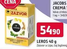 Trefa LEROS 40 g Zázvor a Lípa, čaj bylinný nabídka