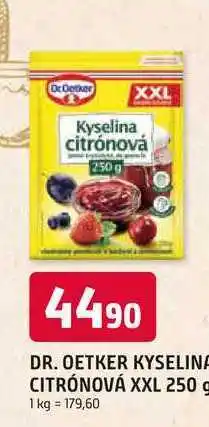 Trefa DR. OETKER KYSELINA CITRÓNOVÁ XXL nabídka