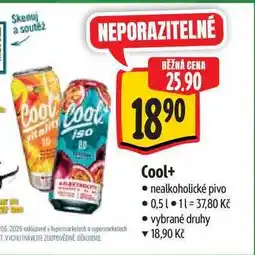Albert cool+ nealkoholické pivo 0,5 l nabídka