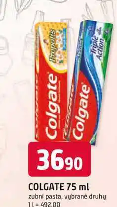 Trefa COLGATE 75 ml zubní pasta, vybrané druhy nabídka