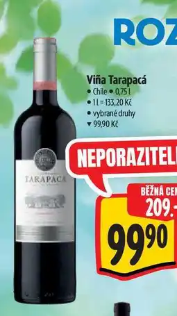 Albert Viña Tarapacá nabídka