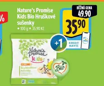 Albert Nature's Promise Kids Bio Hruškové sušenky nabídka