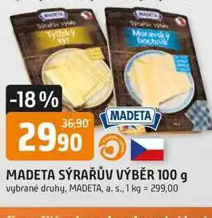 Trefa Madeta Sýrařův výběr nabídka