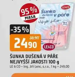 Trefa Šunka dušená v páře nejvyšší jakosti nabídka
