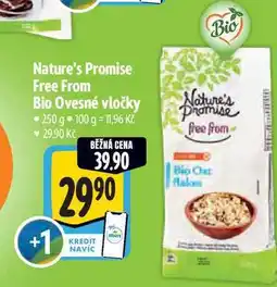 Albert Nature's Promise Free From Bio Ovesné vločky nabídka