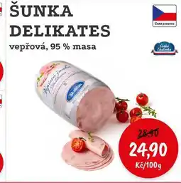 RABBIT řeznictví ŠUNKA DELIKATES vepřová, 95 % masa nabídka